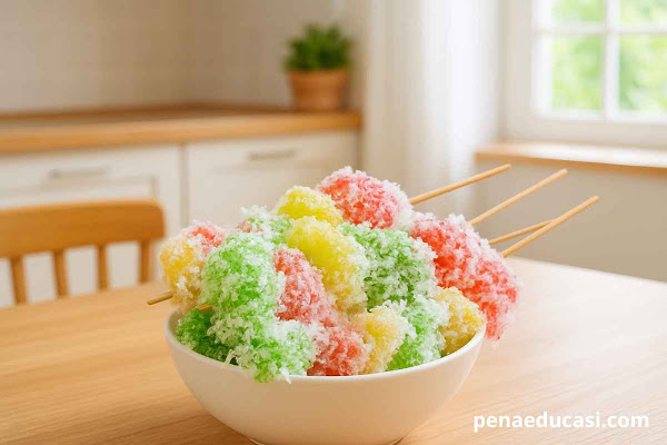Resep Kue Cenil Singkong Warna Warni Legit Kenyalnya Bikin Nagih