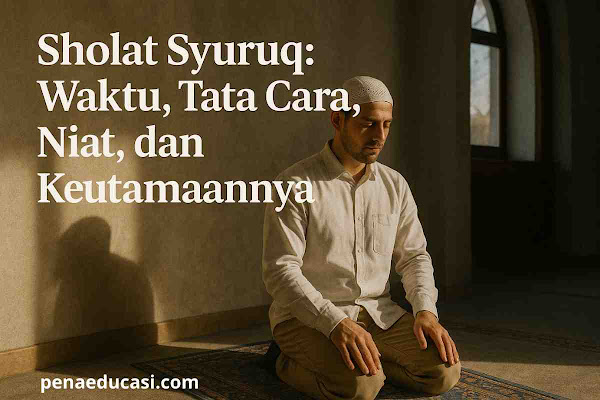 Sholat Syuruq Waktu Tata Cara Niat Keutamaanya